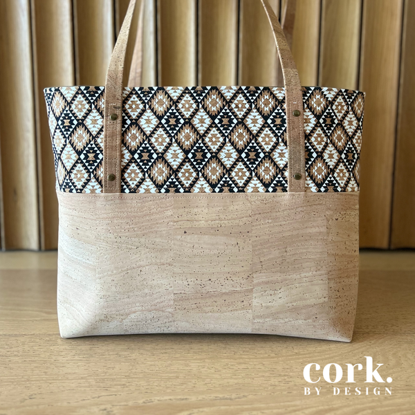 Guida Cork Tote Bag - Tribal GCT