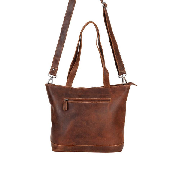 Wildera Leather “Rowan” Tote Bag – Premium Full-Grain Leather Shoulder & Crossbody WRB