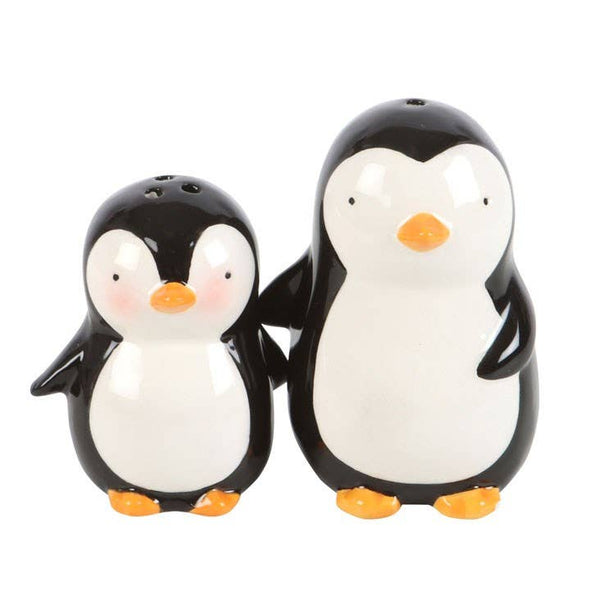 Hugging Penguins Ceramic Salt And Pepper Shakers SPP