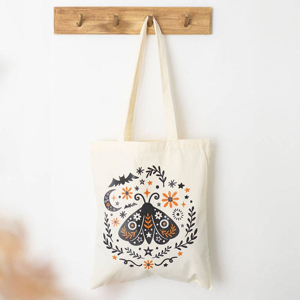 Folk Moth Tote Bag FTB