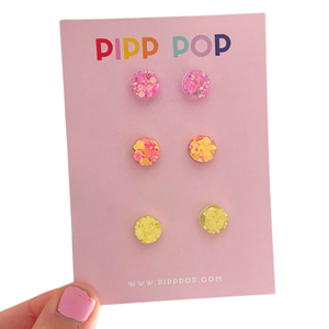 Earrings - Glitter Stud Pack PGP