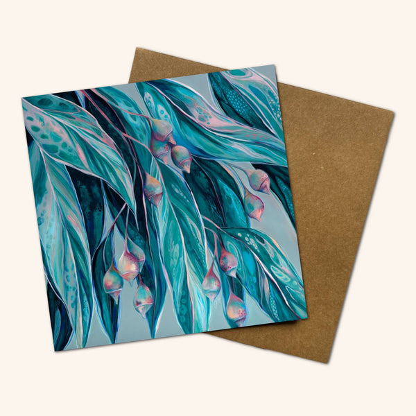'Feels like home' Flowering Gum Greeting Card FLH 💚