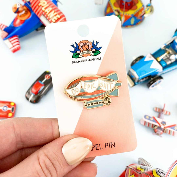 Do Epic Shit Lapel Pin 💚
