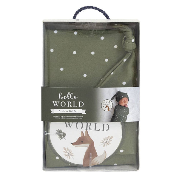 Newborn Gift Set - Olive Spots NGS 💚