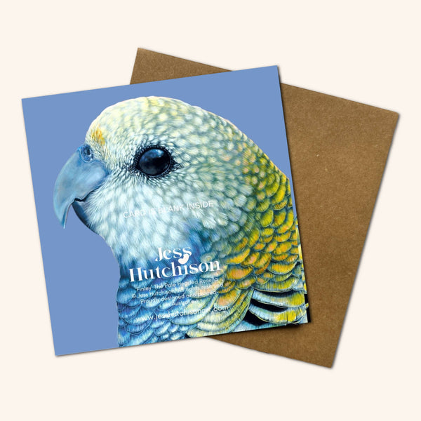 Finley the Pale Headed Rosella Greeting Card FPH 💚