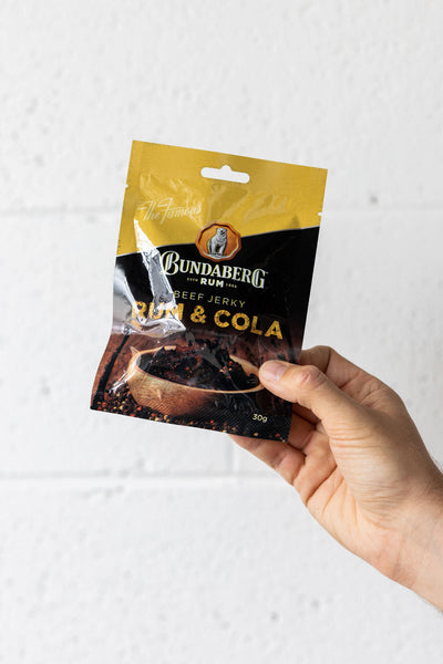 Bundaberg Rum 'Rum & Cola' Beef Jerky 30g BRJ
