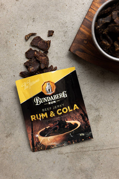 Bundaberg Rum 'Rum & Cola' Beef Jerky 30g BRJ