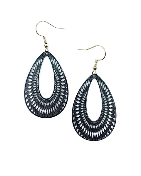Earrings - Filigree Teardrop Dangles SBF 💚