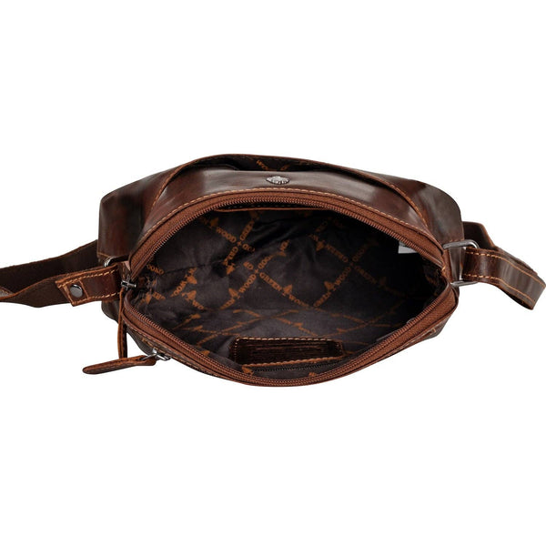 The Explorer Compact Crossbody – Vintage Sandal Leather Bag ECV