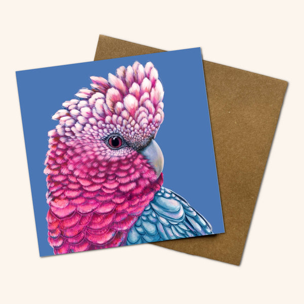 Penelope the Galah Greeting Card JPG 💚