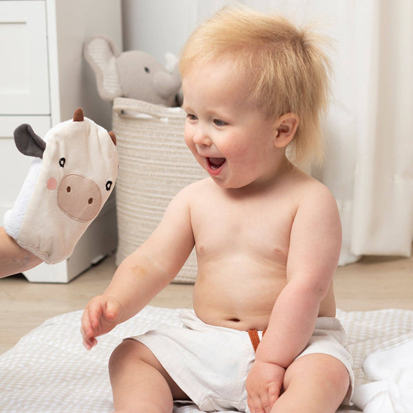 Bath Mitt - Tractor Ride BMC