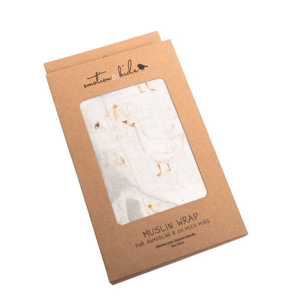 Gwen the Goose Muslin Wrap/Swaddle GGS