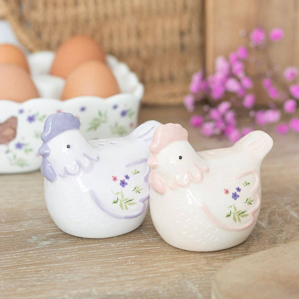 Hen Shaped Salt and Pepper Shakers HSP