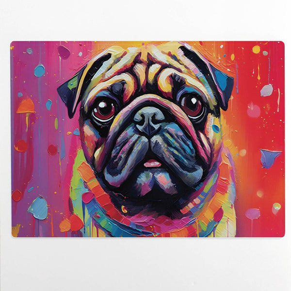 Pug Glass Cutting Board PGC
