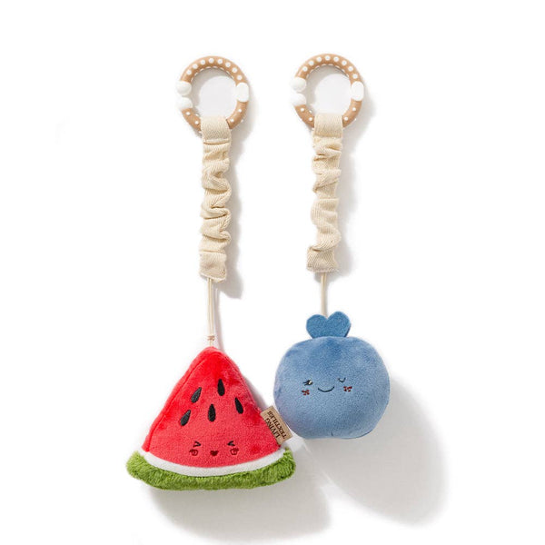 2 Pack Mini Market Brunch Stroller Toys - Watermelon & Blueberry SWB