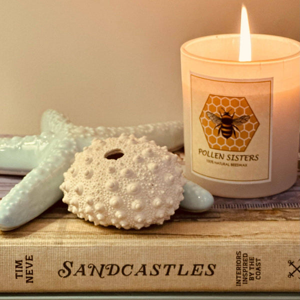 Candle - Queen Bee - Glass Jar – 100% Pure Beeswax BWJ
