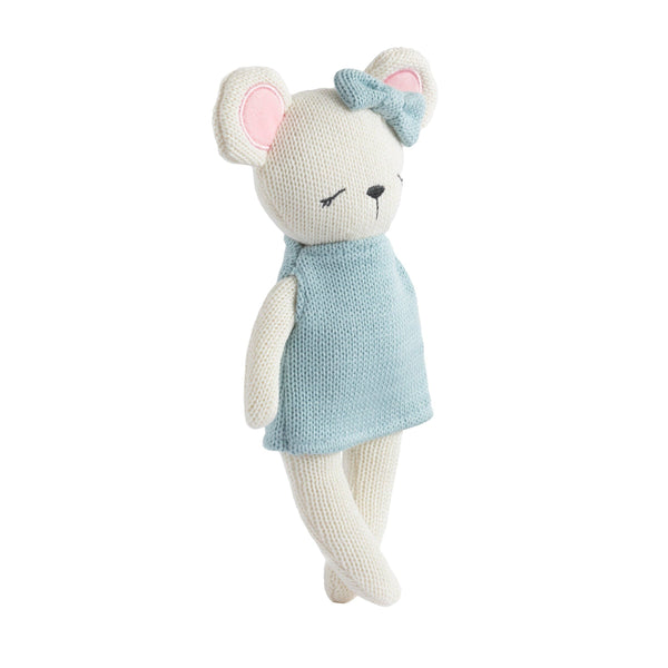 Knitted Animal Toy- Molly the Mouse 2025 KMM