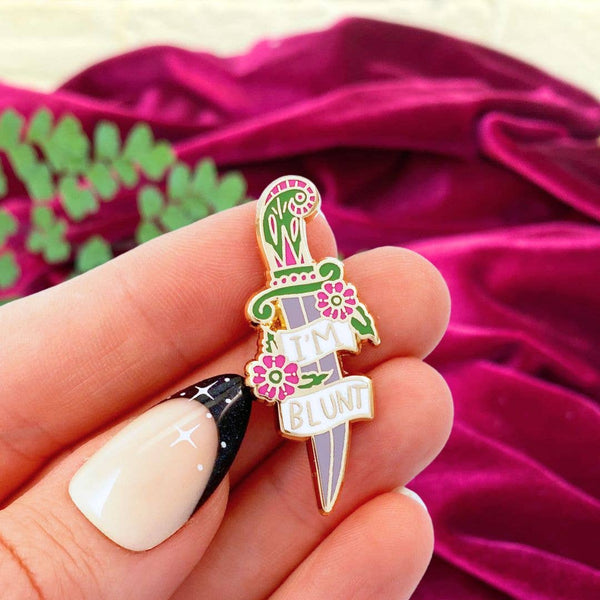 I’m Blunt Lapel Pin 💚