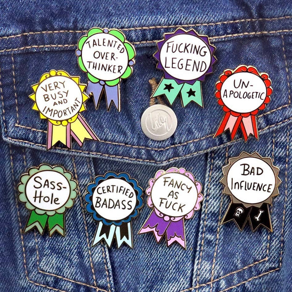 Jubly-Umph Lapel Pin - Fancy As Fuck Lapel Pin 💚
