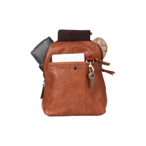 Leather Backpack Perth - Cognac GW6854COG LBP