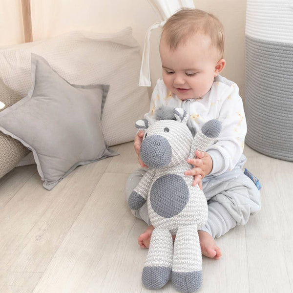 Zac the Zebra Knitted Toy ZZT