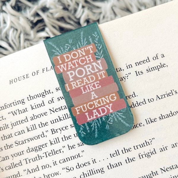 'I Don't Watch Porn' Magnetic Bookmark PBM