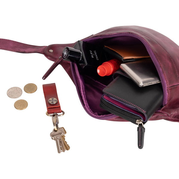 Womens Leather Bum Bag - Lina GWLB