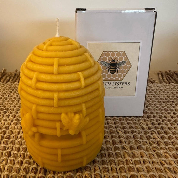 Candle - Hive & Seek - Large Bee Hive – 100% Pure Beeswax CBH