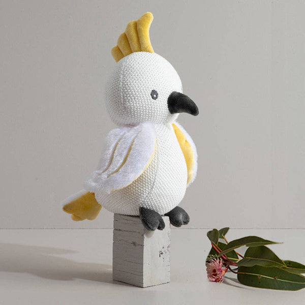Knitted Toy - Colin the Cockatoo TCC