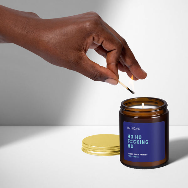 Candle Christmas - Ho Ho F#cking Ho Candle - Sugar Plum Fairies Fragrance CHH