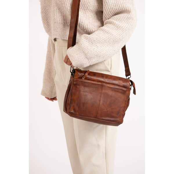 Greenwood Leather - Shoulder Bag June Cognac GWJC