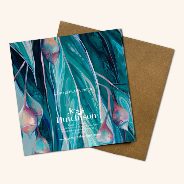 'Feels like home' Flowering Gum Greeting Card FLH 💚