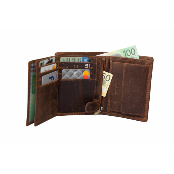 RFID Leather Wallet Melton - Sandel GWW