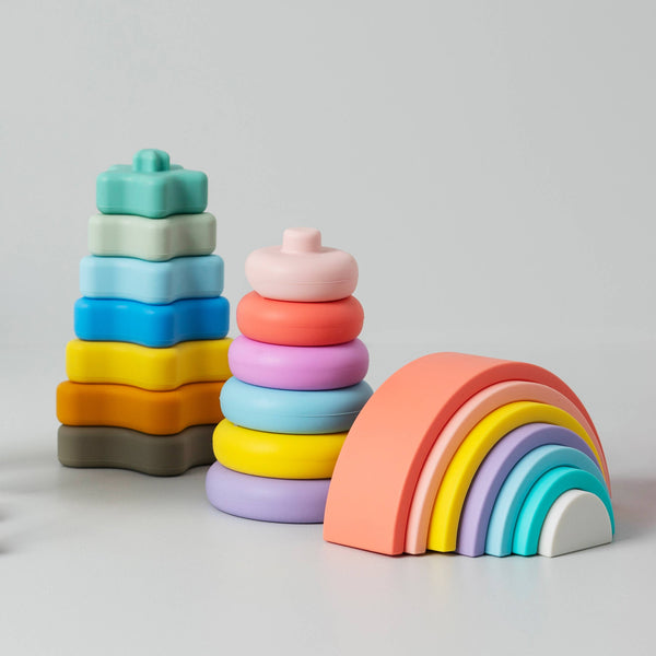 Silicone Rainbow Puzzle - Sorbet RPS