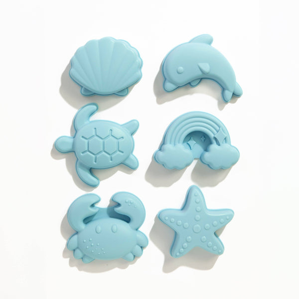 8pc Silicone Bucket Set - Light Blue BSB
