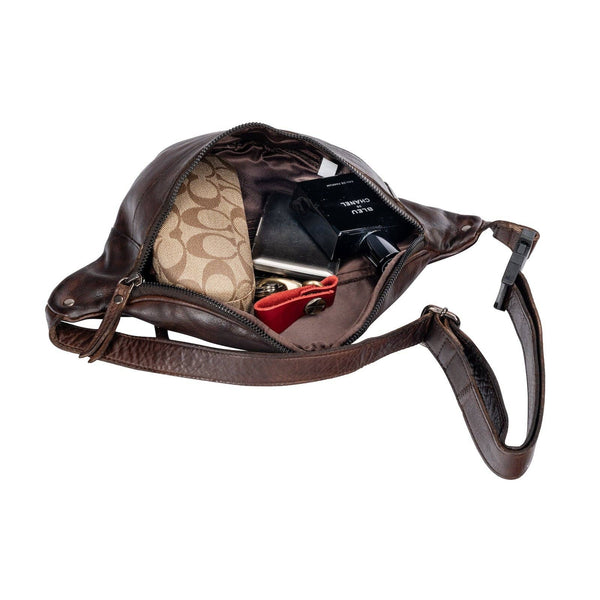 Womens Leather Bum Bag - Lina GWLB