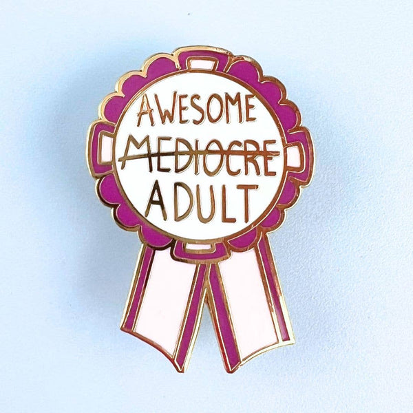 Awesome Adult Award Lapel Pin 💚