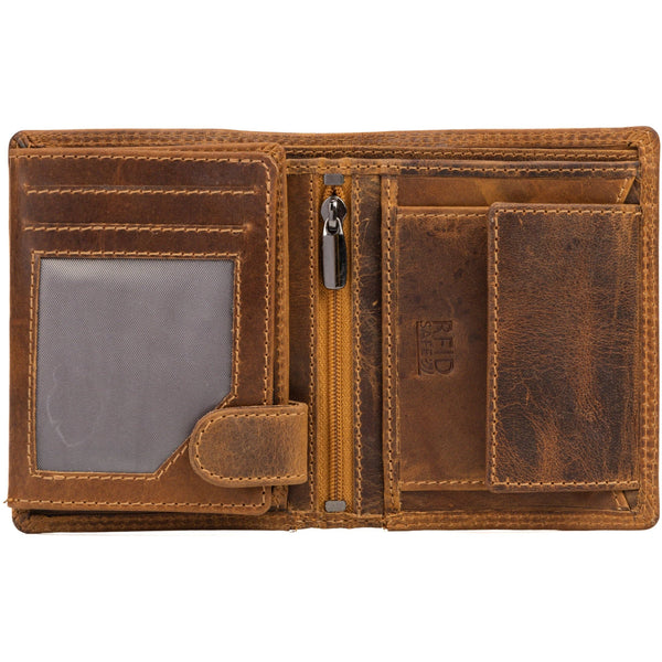 Men's Leather Wallet Tyler - Camel GW8115CAM MWC