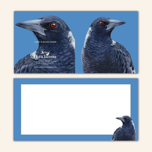 Maverick the Magpie Greeting Card NMM 💚