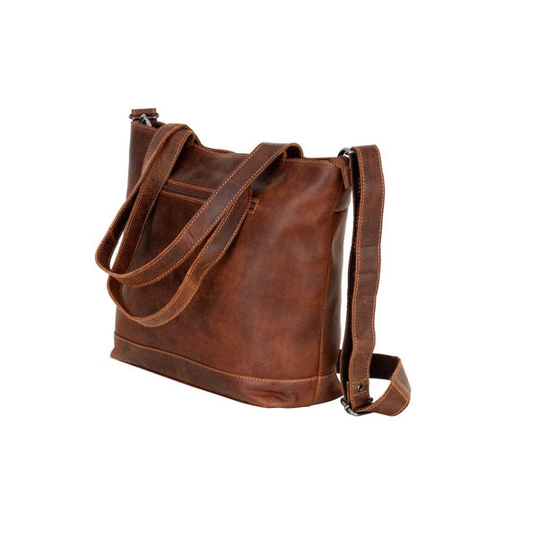 Wildera Leather “Rowan” Tote Bag – Premium Full-Grain Leather Shoulder & Crossbody WRB