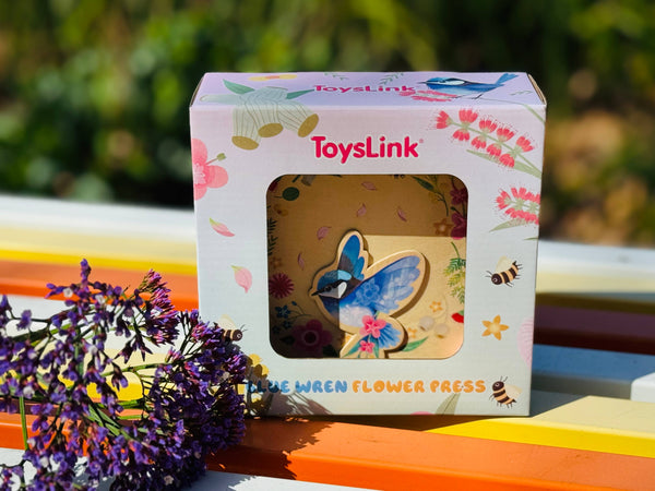 Wooden Blue Wren Flower Press (Australian Plants) WBW