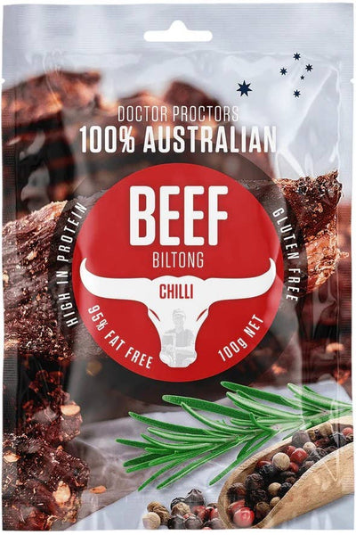 Doctor Proctor's Chilli Beef Biltong 100g DPC
