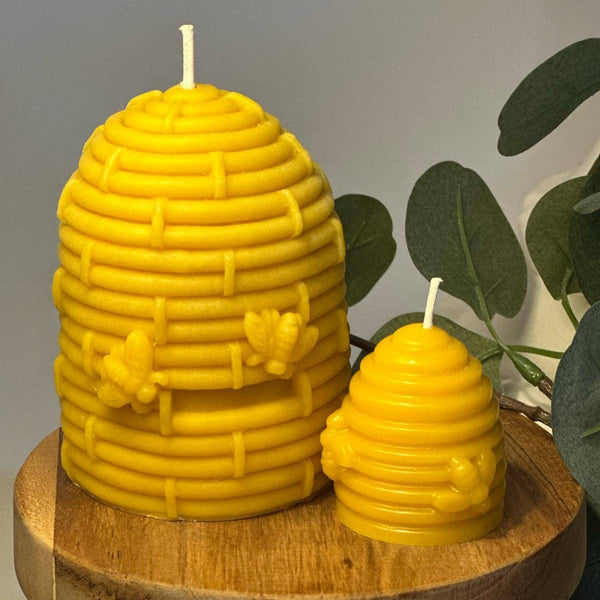 Candle - Hive & Seek - Large Bee Hive – 100% Pure Beeswax CBH