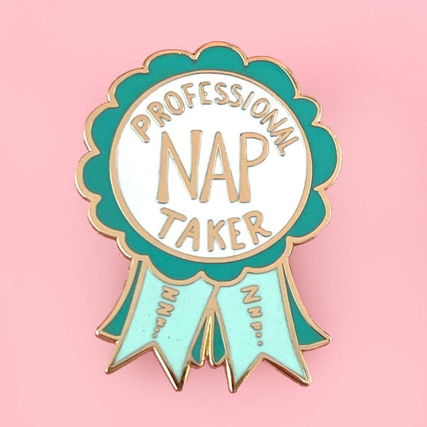 Professional Nap Taker Award Lapel Pin 💚