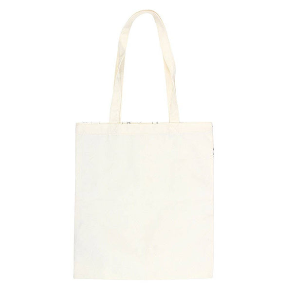 White Cat Print Polycotton Tote Bag PPT