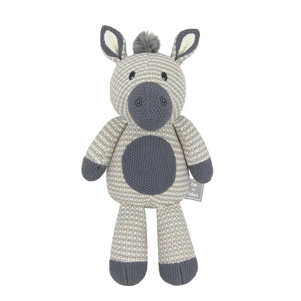 Zac the Zebra Knitted Toy ZZT