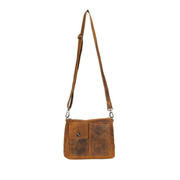 Greenwood Leather - Leather Shoulder Bag Gisborne - Camel GWG
