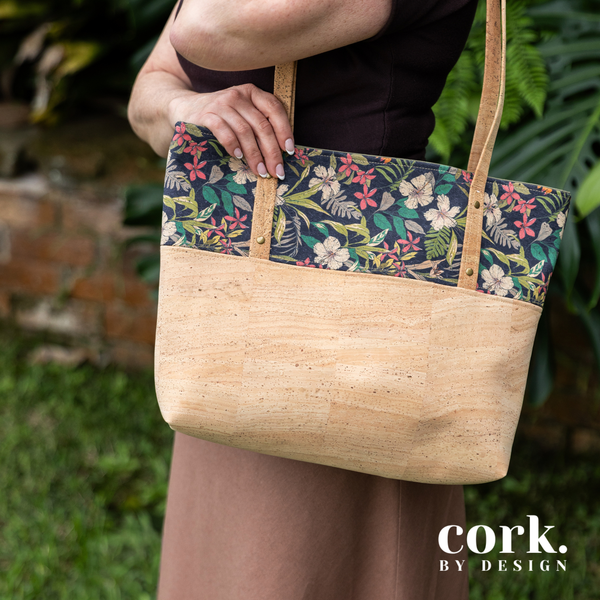 Guida Cork Tote Bag - Midnight CTL