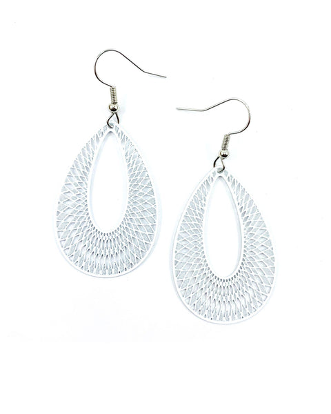 Earrings - Filigree Teardrop Dangles SBF 💚