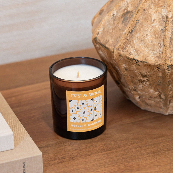 IVY & WOOD Neroli & Gardenia Scented Candle WNG